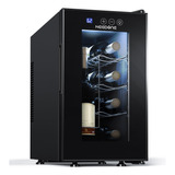 Needone Refrigerador De Vino, Enfriador De Vino De 8 Botella