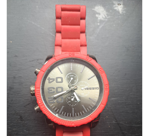Reloj Diesel Rojo, Reloj Grande
