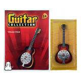 Miniatura Guitar Collection Violão Ressonador Folk + Suporte