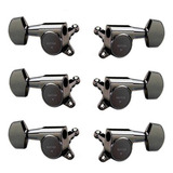 Tarraxas Gotoh Sg381 01 Ck 3x3 Cosmo Black Guit Violão Aço