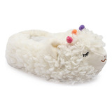 Pantufla Peluche Oveja Peluda Infantil Suela Goma Nena C