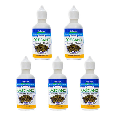 5 Té De Orégano En Gotas 30ml