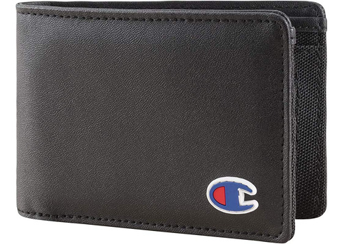 Cartera Plegable Champion Diplomat Talla Única Color Negro