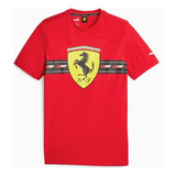Polera Para Hombre Puma Scuderia Ferrari Logo Grande