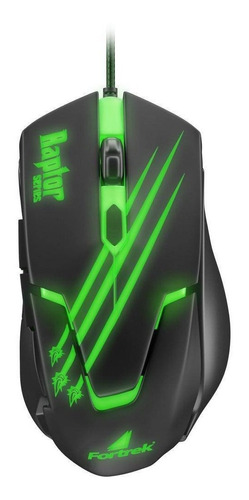 Mouse Para Jogo Fortrek Raptor Usb 6 Botões 3200dpi Om-801