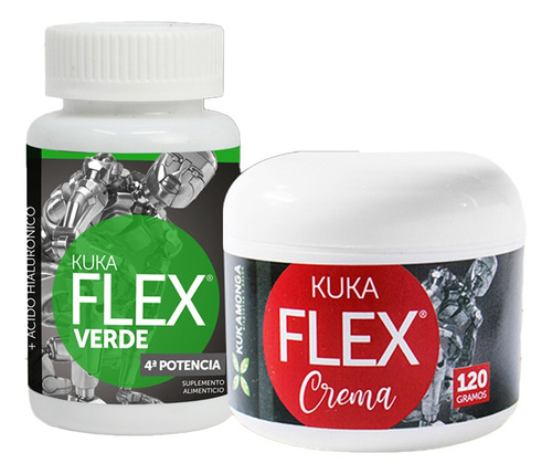Kukaflex Verde 30 Tabs + 1 Crema Kukaflex 100% Original