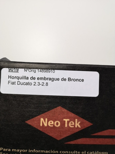 Horquilla De Embrague Fiat Ducato  (bronce )  2.3 /2.8  Foto 6