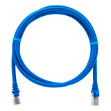 Cabo Para Internet Cat5e 100% Cobre 1,5m Azul Patch Cord