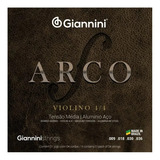 Cuerdas Para Violin 4/4 Giannini Geavva