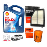 Kit Service Filtros Y Aceite Shell Helix Honda Civic 1.8 16v