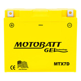 Bateria Motobatt Gel 12v 7 Ah Mtx7d Yb7b-b