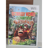 Donkey Kong Country Returns Nintendo Wii Original Completo 