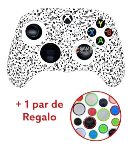 Xbox One Series S / X Funda Silicon Control + 2 Grip 06