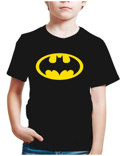 Poleras Niños Estampadas Con Diseño Batman