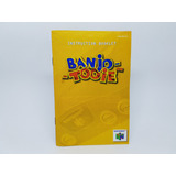 Apenas O Manual - Banjo - Tooie - Nintendo 64 - Original Usa