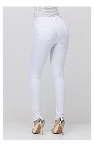 Pantalon Leggins Elasticado Tipo Jeans Mujer