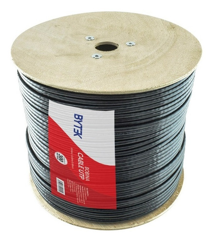 Bobina De Cable Utp Red Cat5e Exterior Blindado Doble Forro