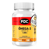 Omega 3 Fdc 360 Cápsulas Epa 1000 Mg Óleo De Peixe Importado