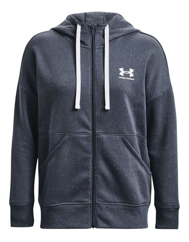 Poleron Ua Rival Fleece Fz Hoodie Mujer 1356400-044