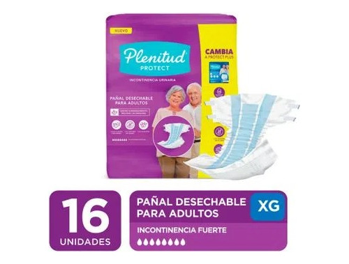 Pañales Para Adultos Plenitud Protect X 16 U