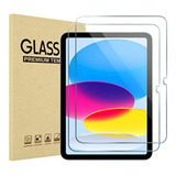 2 Micas Premium Cristal Templado Para iPad 10th Gen 10.9 