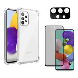 Capa Capinha Para Galaxy A23 + Película Privacidade + Câmera