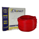 Cable Electrico Cca Calibre 8 Rojo Rollo 100m Konect