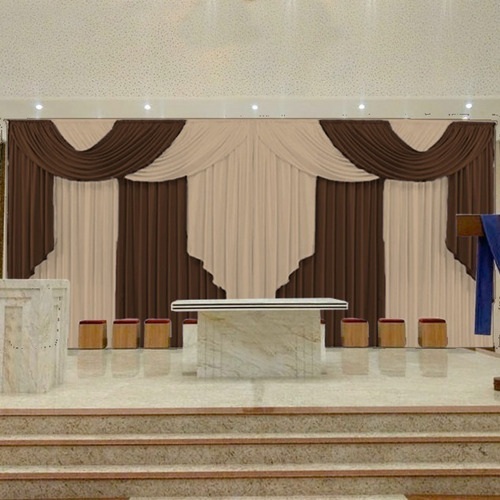 Cortina Elegance Igreja Evangelica E Eventos 5m X 2.80m