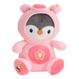 Pingüino De Peluche Soft Disfrazado De Chancho Suave Cute