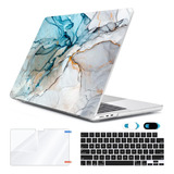 Funda Hohaiyoo Para Macbook Air 13 M2 + C/teclado Marble