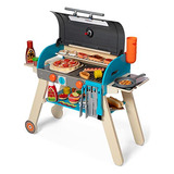 Parrilla De Barbacoa Melissa & Doug Deluxe De Madera, Ahumad