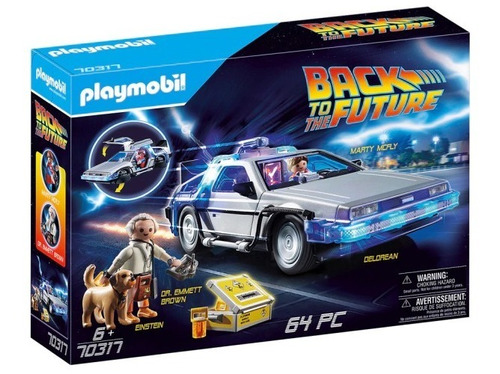 Vehiculo Playmobil 70317 Delorean De Volver Al Futuro 