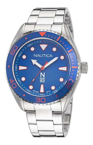 Reloj Nautica Napfws221 Plateado Hombre