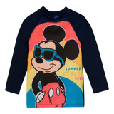 Remera Niño Uv 50+ Mickey Mouse Solar Original Disney®