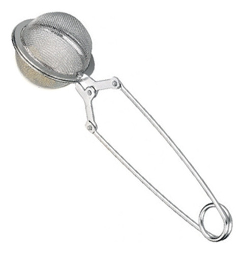 Infusor Bola De Té / Filtro Para Té De Pinza 6,5 Cm Ibili Color Plateado