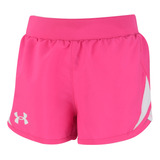 Short Entrenamiento Under Armour Fly By Niña En Rosa | Stock