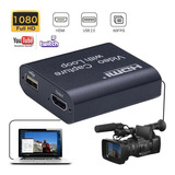 Tarjeta De Captura De Vídeo 1080p Hd Hdmi 4k 1080p Usb 2.0