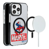 Funda Para iPhone Magsafe Spiderman Marvel Personalizada