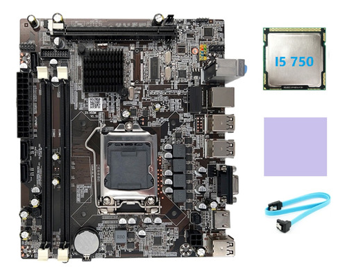 Placa Base H55 Placa Base A1156+cpu I5 750+cable+otros