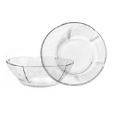 6 Compoteras Bowls Vidrio Transparente Durax Bar Fino Diseño