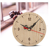 Reloj De Escritorio Vintage Redondo De Madera Para Pared, An