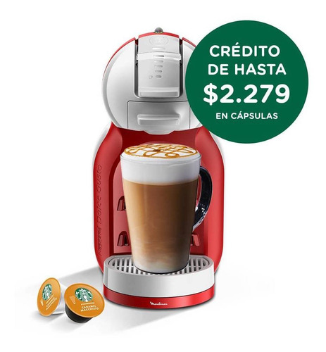 Cafetera Moulinex Expreso Dolce Gusto Pv1205 Mini Me Ro