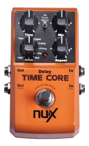  Pedal Nux Time Core Delay True Bypass