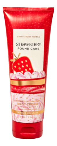 Hidratante Corporal Strawberry Pound Cake Bath & Body Works 