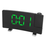 Reloj Despertador De Proyección Con Pantalla Led, Radio, Ele