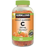 Vitamina C Kirkland , 256 Mg C/u. Gomita, 180 Unidades