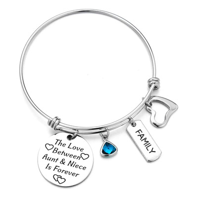 Family Jewerly Gift- El Amor Entre Tía Y Sobrina Es Para Sie