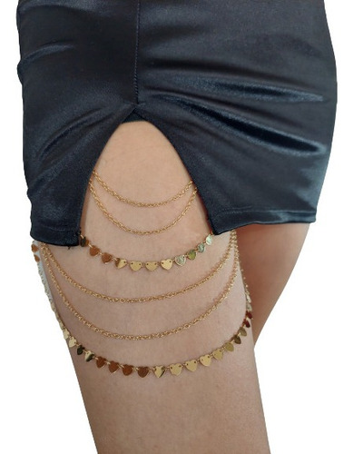 Body Chains Leg  Accesorio Para Pierna Dorado