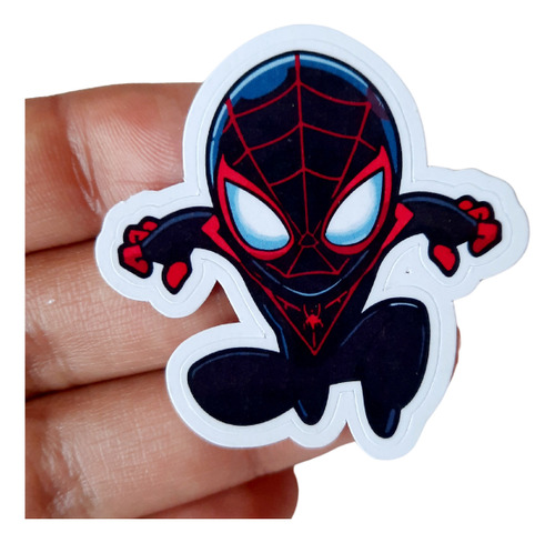 Set 50 Stickers Miles Morales, Ghost Spider, Spiderman 