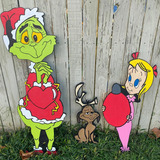 Pegatina De Pared Navideña Christmas Grinchs Hand De Pvc